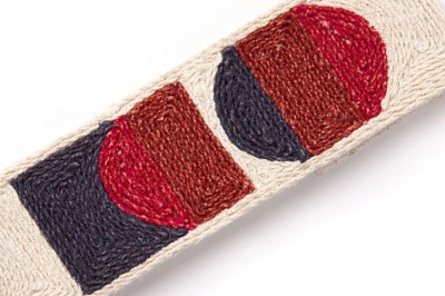 Christopher Farr Pop Art Border Tape in Berry